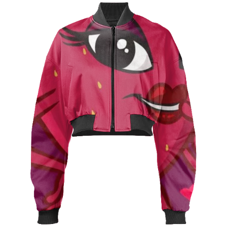 *Fruitneggies Exclusive Edition* Gabriel Held Cropped Bomber Jacket